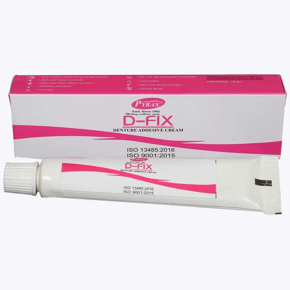 Pyrax D-Fix Denture Adhesive Cream